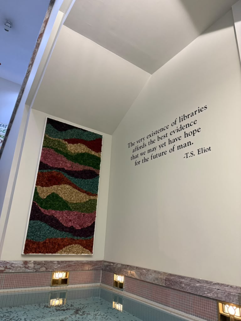 Wall sticker with a quote